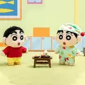 正版聯名 l 蠟筆小新公仔吊飾-3