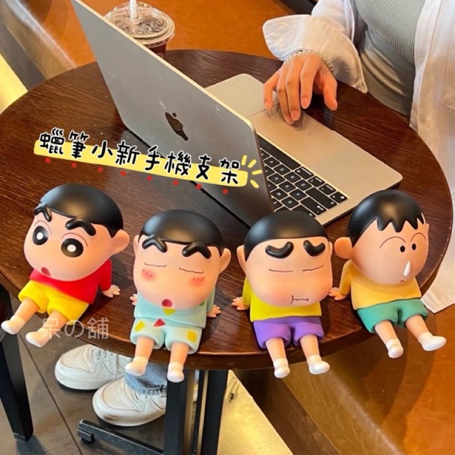 蠟筆小新/阿呆 手機支架