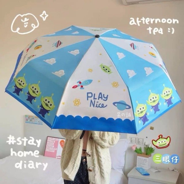 三眼怪自動傘