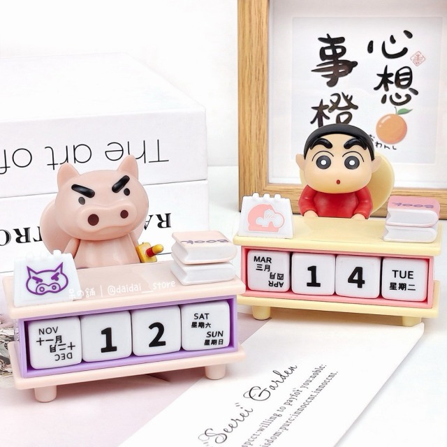 蠟筆小新DIY書桌日曆/萬年曆