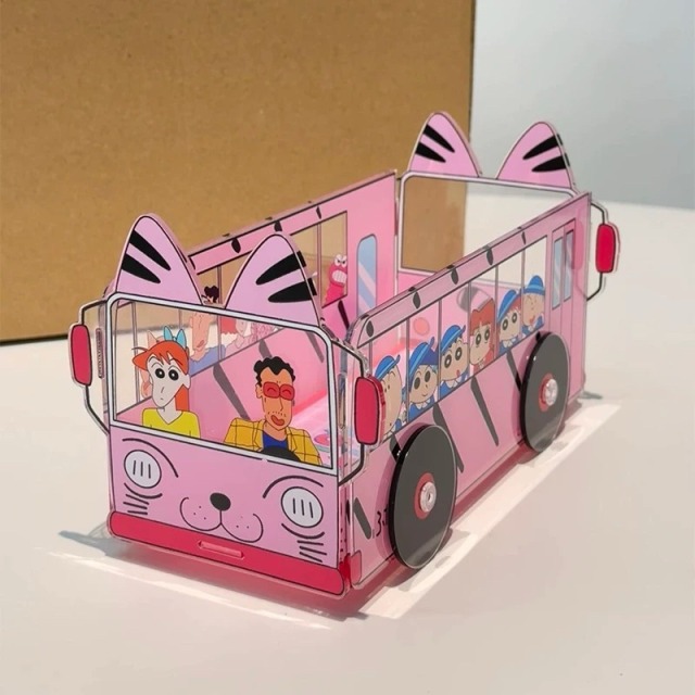 蠟筆小新DIY校車收納盒