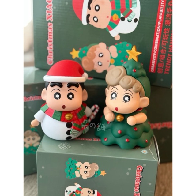 雪人小新/聖誕樹小葵公仔