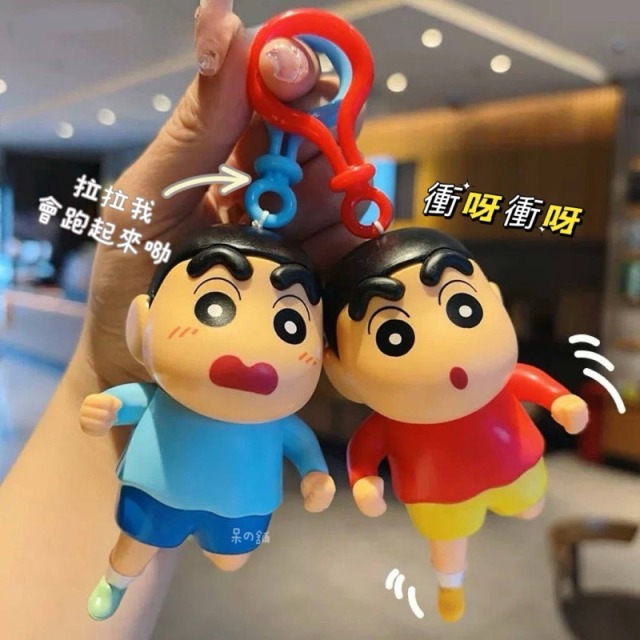 【正版聯名】奔跑吧~小新! 蠟筆小新可拉鑰匙圈