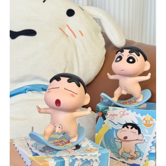 衝浪小新公仔