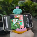 蓮花章魚哥手機支架-2
