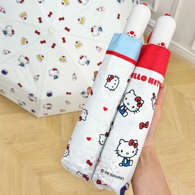 正版聯名｜Hello Kitty 三折自動傘