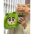 蠟筆小新珊瑚絨乾髮帽-1