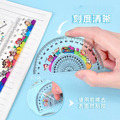 【正版聯名】蠟筆小新套尺組/四入裝 三角尺 量角器 直尺-1
