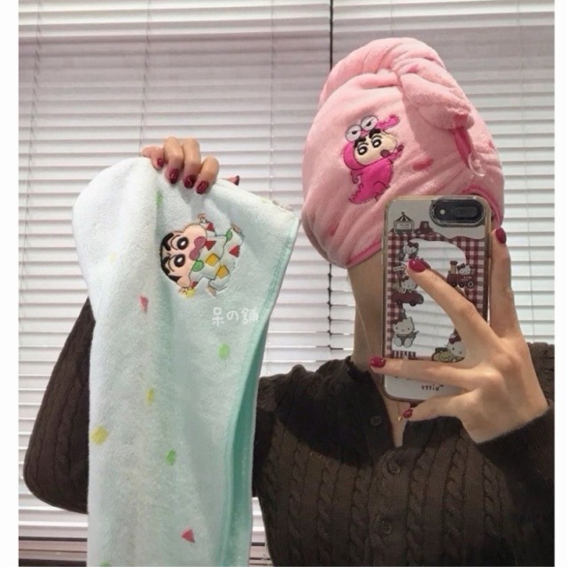 蠟筆小新乾髮帽