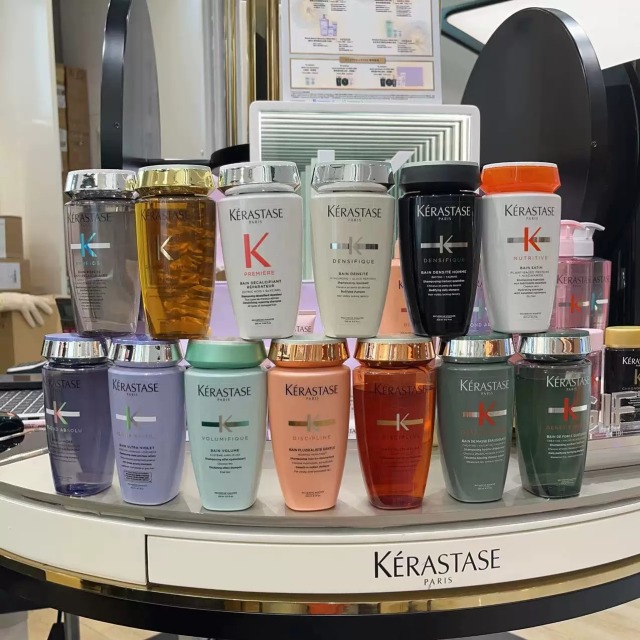 【KERASTASE 巴黎卡詩】卡詩髮浴250ml 洗髮精 (多款供選購) 黑鑽魚子醬 粉漾芯生 金緻柔馭