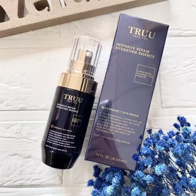 【TRUU 童】TRUU爆水小藍瓶 藍銅玻尿酸保濕修復精華45ml 玻尿酸精華 保濕精華 精華液