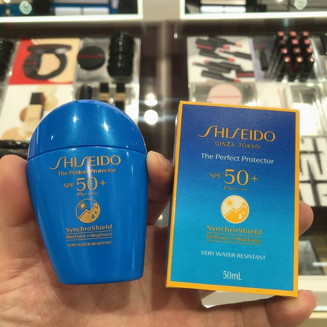 【SHISEIDO】資生堂 新艷陽 • 夏水離子熱防禦隔離露50mL(SPF 50+PA++++/防曬/防曬乳)