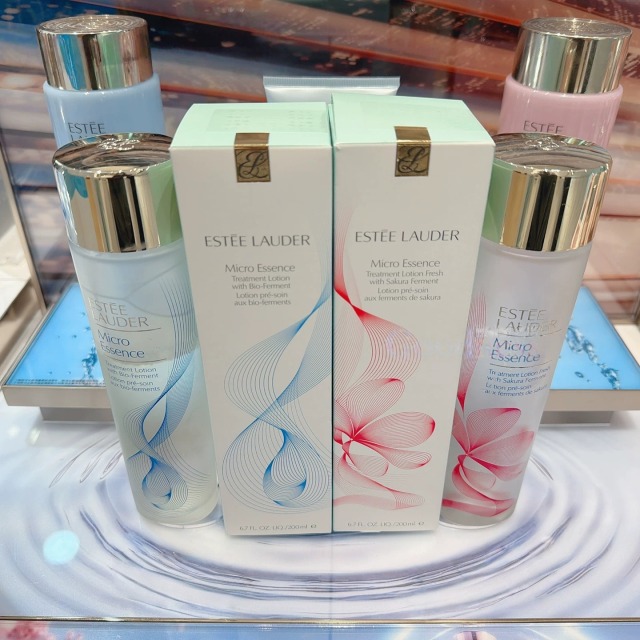 【Estee Lauder 雅詩蘭黛】微分子肌底原生露/櫻花版200ml/400ml(化妝水/水精華/無酒精/平行輸入)